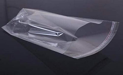 Bigpalycoan Transparent Self-Adhesive Plastic Pouch Bags – 3x10 Inch – Resealable Packing & Storage Bags – Pack of 300