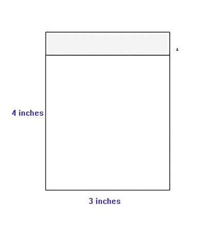 Bigpalycoan Plastic polythene Clear Transparent bags small size Self Adhesive BOPP Resealable Plastic pouch Bags for jwellery packaging pack of 200 (3X4 inch (7.5 X 10 cm))