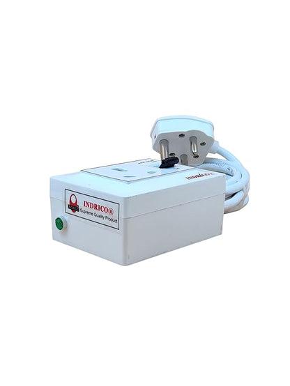 INDRICO 16 Amp Extension Board for Heavy Duty with MCB PVC White Pack of 1 (2.5 MM Cable)