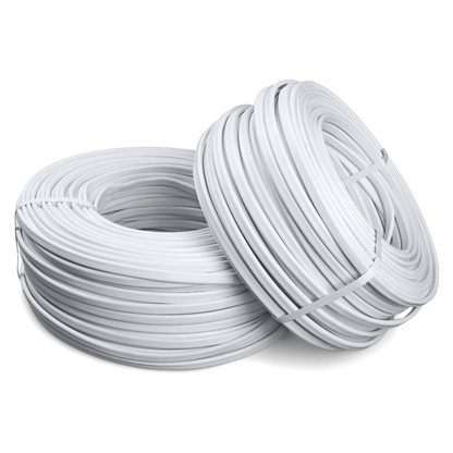 INDRICO® Twin Flat 2 core Copper Wires and Cables 1mm for Domestic and Industrial Electric Connections up to 1500 watts