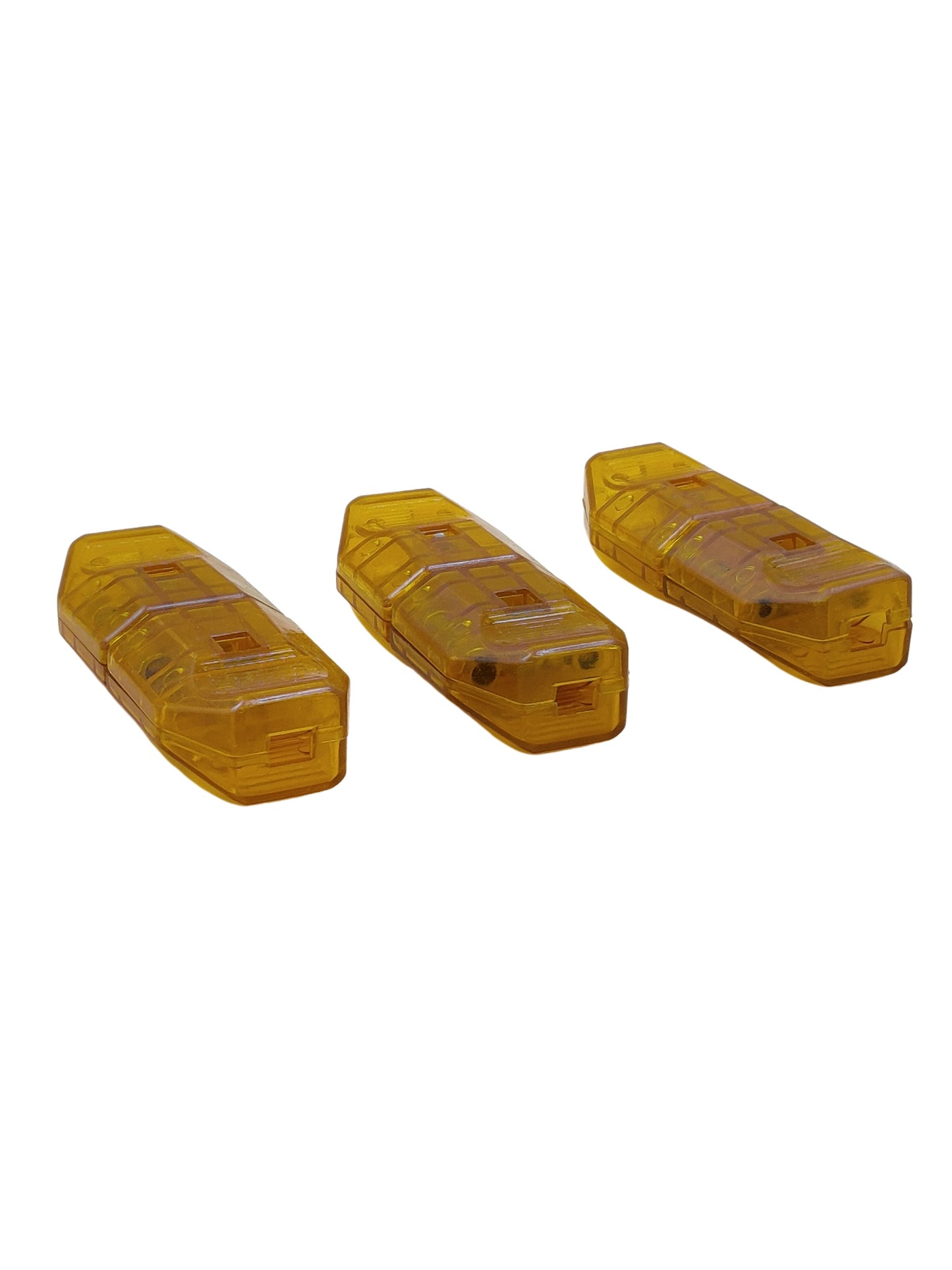 ABDROZ 2 Pins Male Female Plug Top Transparent