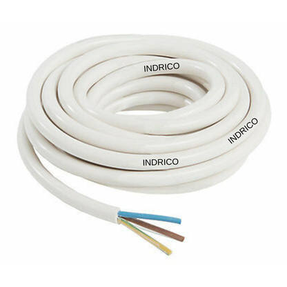 INDRICO® 3 Core Round Copper Wires and Cables (0.75mm) for Domestic and Industrial Electric Connections