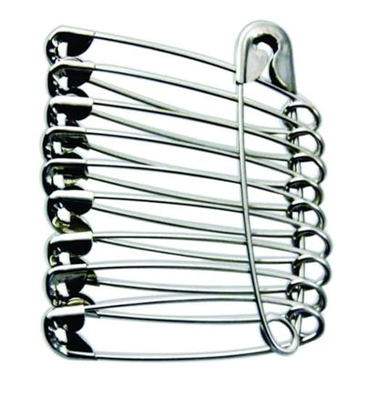 INDRICO Large Safety Pins for Girls and Women Set of 40
