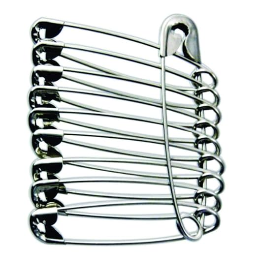 INDRICO Large Safety Pins for Girls and Women Set of 40